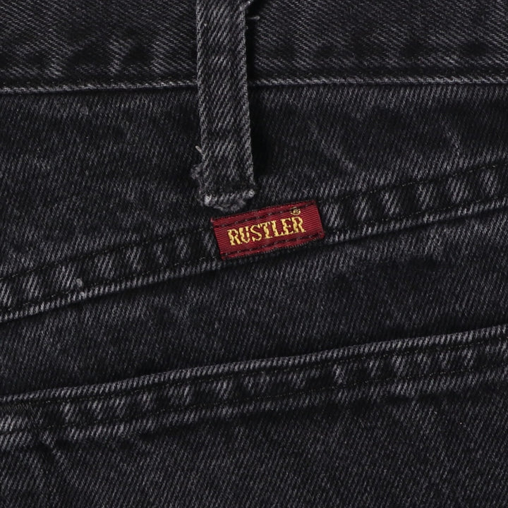 RUSTLER Black Denim Straight Denim Pants Men's w35 /eaa400269