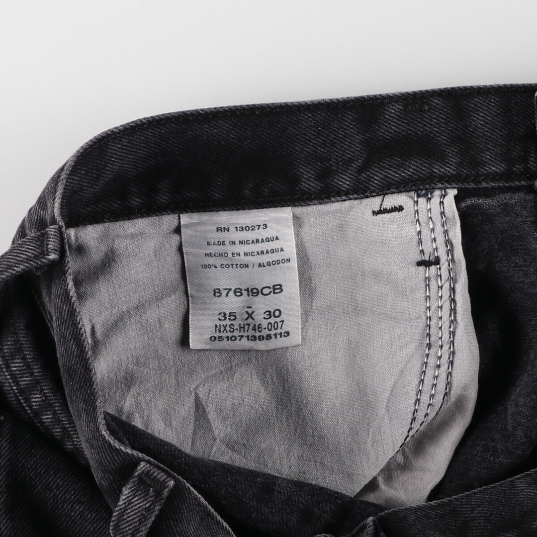 RUSTLER Black Denim Straight Denim Pants Men's w35 /eaa400269