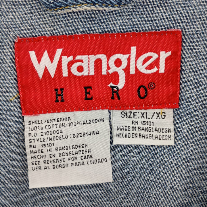 Wrangler HERO Denim Jacket, G-Jean, Men's XL /eaa400279