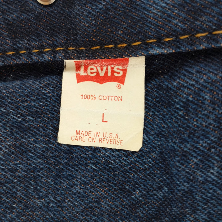 90'S Levi's 57514-0766 denim jacket, denim jacket, made in USA, men's L, vintage /eaa400280