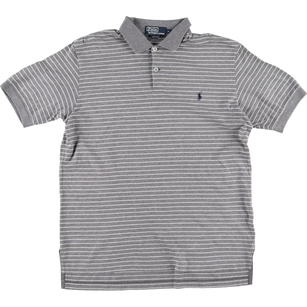 Ralph Lauren POLO by Ralph Lauren Striped Pattern Short Sleeve Polo Shirt Men's M /eaa400292