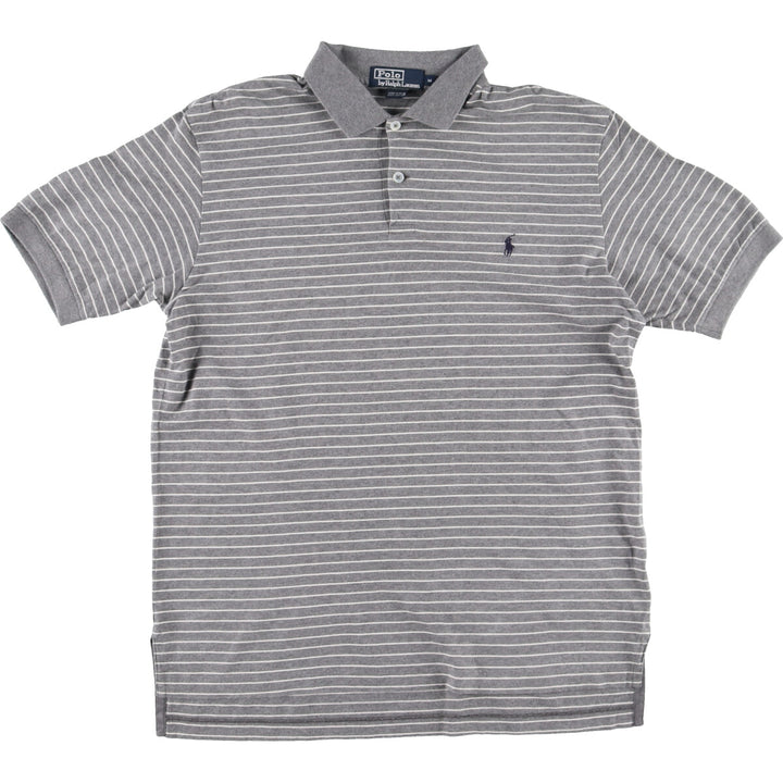 Ralph Lauren POLO by Ralph Lauren Striped Pattern Short Sleeve Polo Shirt Men's M /eaa400292