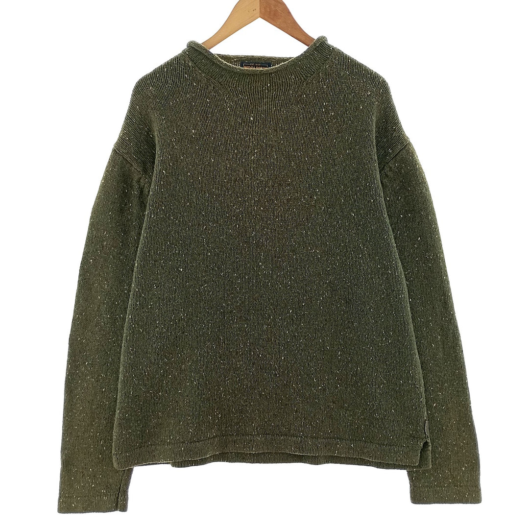 WOOLRICH Roll Neck Color Nep Knit Sweater Men's XL Size / eaa400358