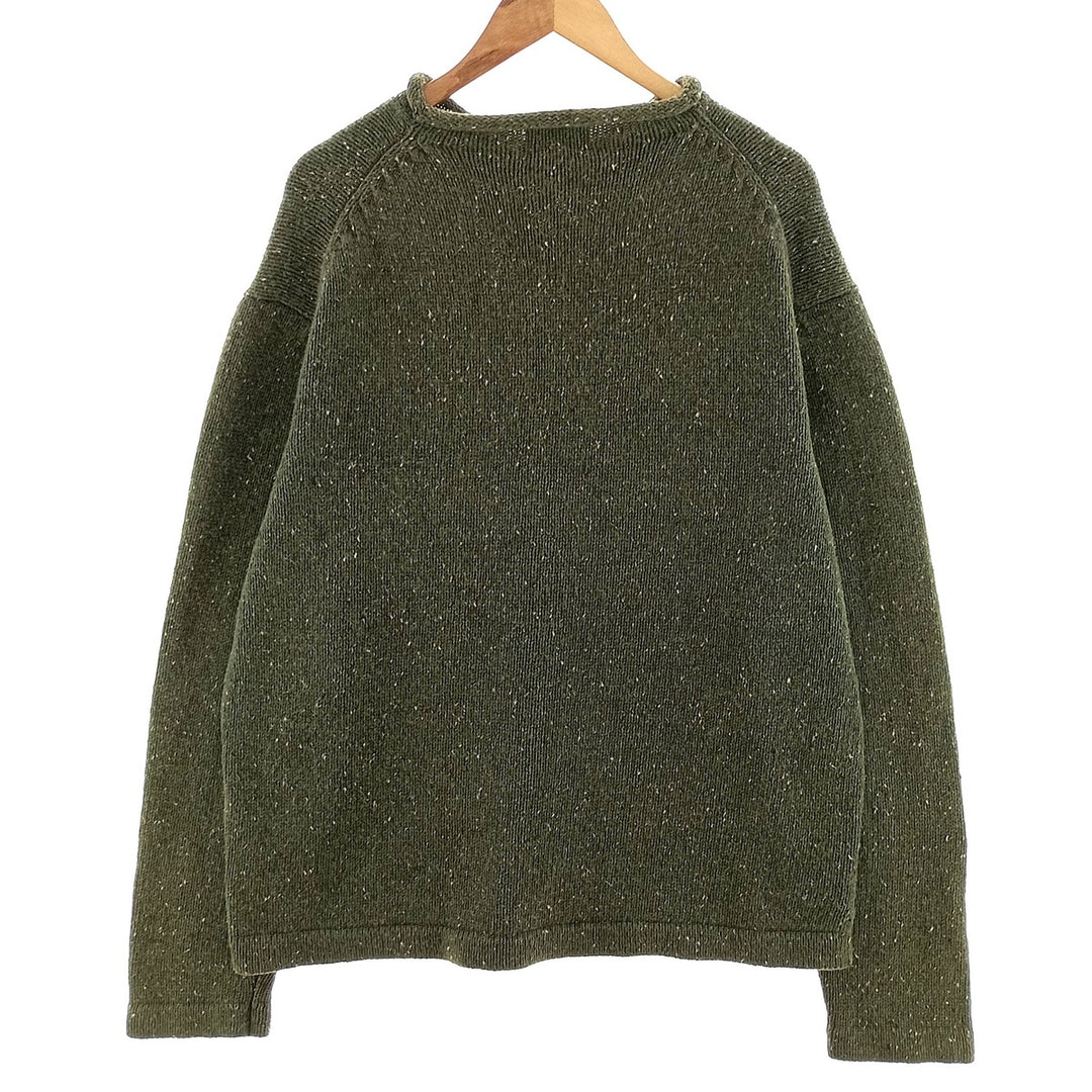 WOOLRICH Roll Neck Color Nep Knit Sweater Men's XL Size / eaa400358