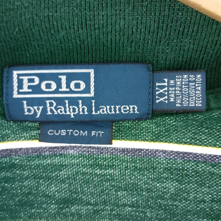 Ralph Lauren POLO by Ralph Lauren CUSTOM FIT short sleeve striped polo shirt men's XXL /eaa400384