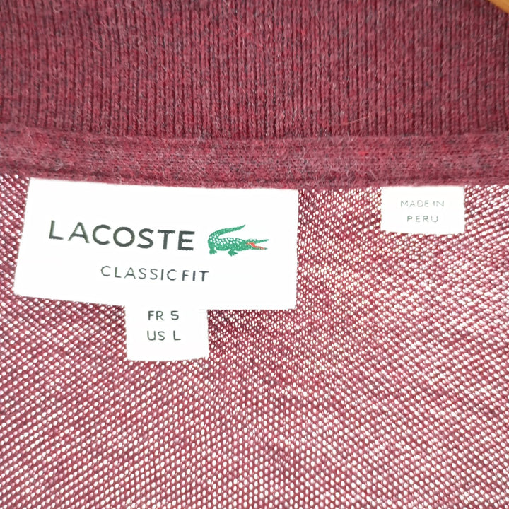 Lacoste LACOSTE CLASSIC FIT short sleeve polo shirt men's L /eaa400392