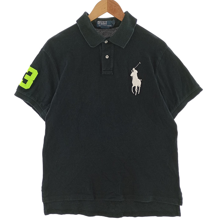 Ralph Lauren POLO by Ralph Lauren COSTOM FIT Big Pony Short Sleeve Polo Shirt Men's L /eaa400401