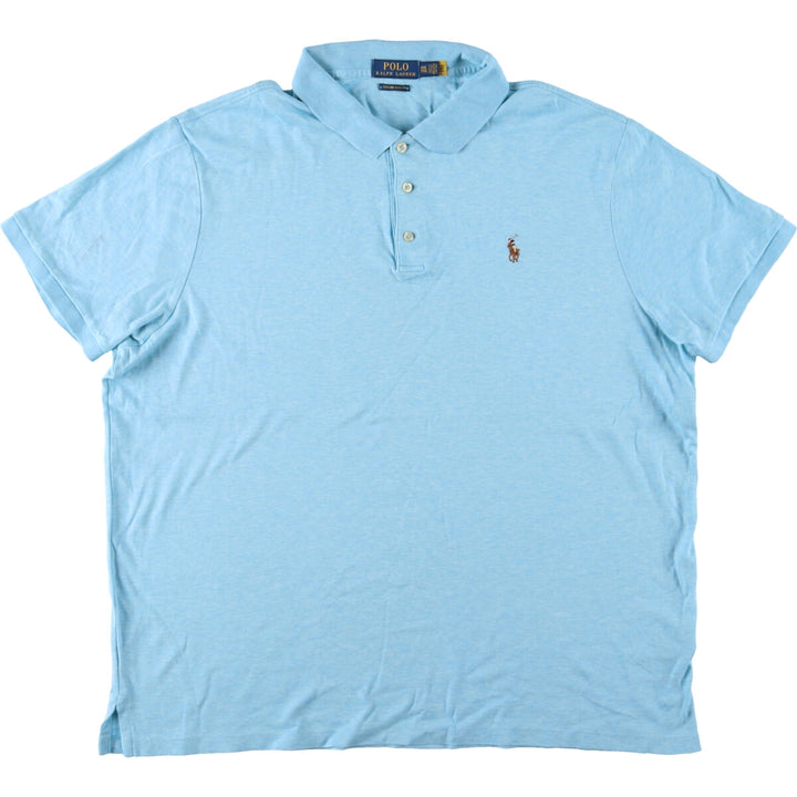 Ralph Lauren POLO RALPH LAUREN CUSTOM SLIM FIT short sleeve polo shirt men's XXL equivalent /eaa400402