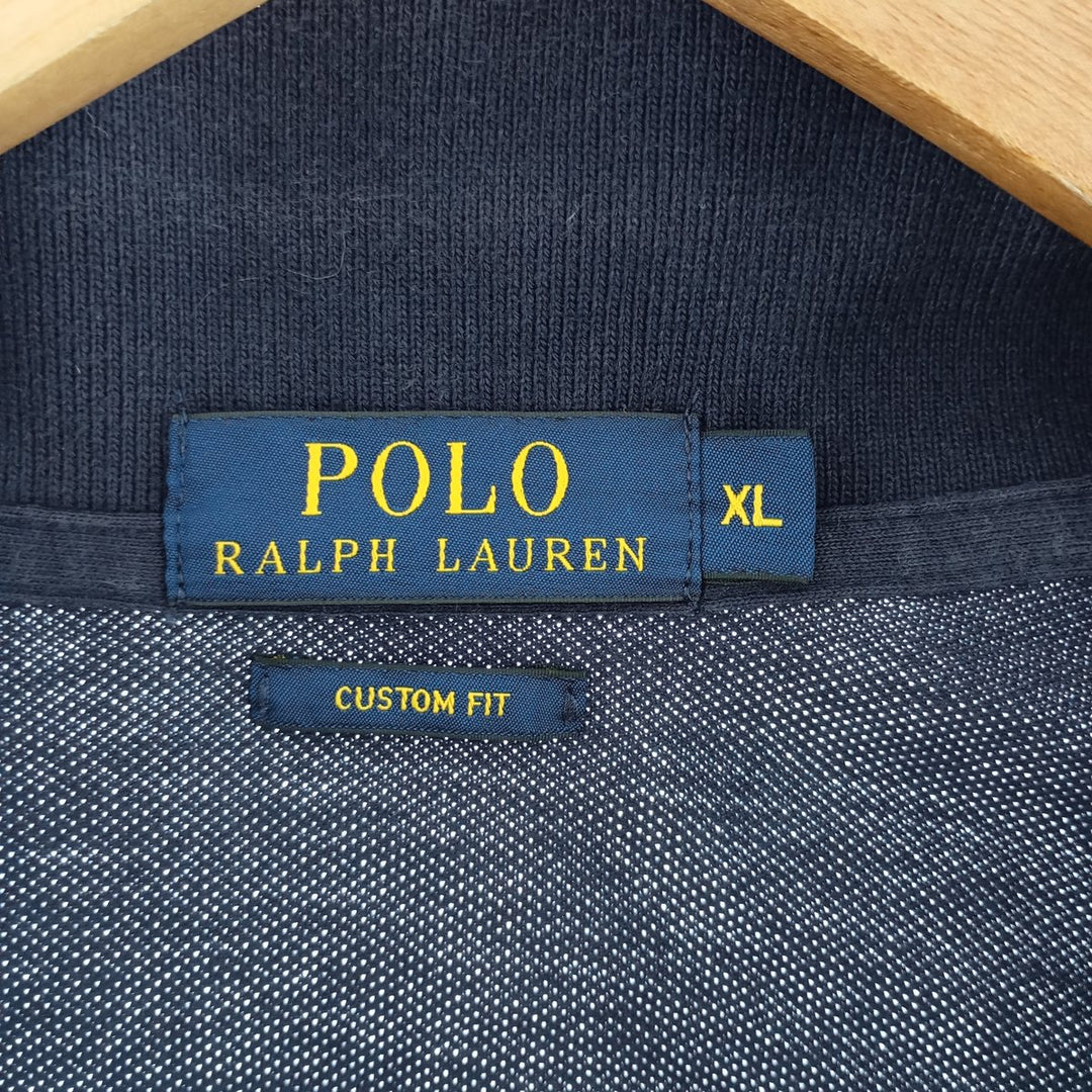 Ralph Lauren POLO RALPH LAUREN CUSTOM FIT short sleeve polo shirt men's XL /eaa400404