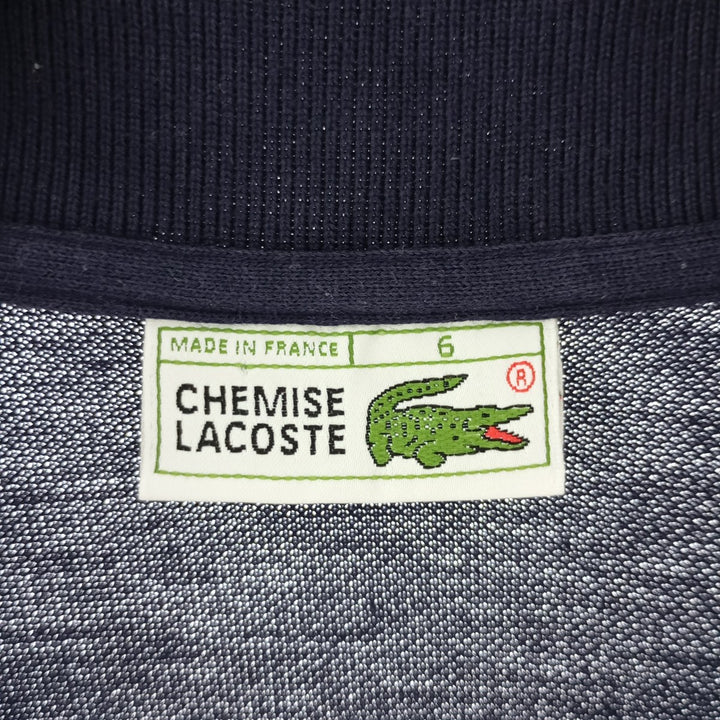 80'S Lacoste LACOSTE short sleeve polo shirt made in France size 6 men's XL vintage /eaa400412