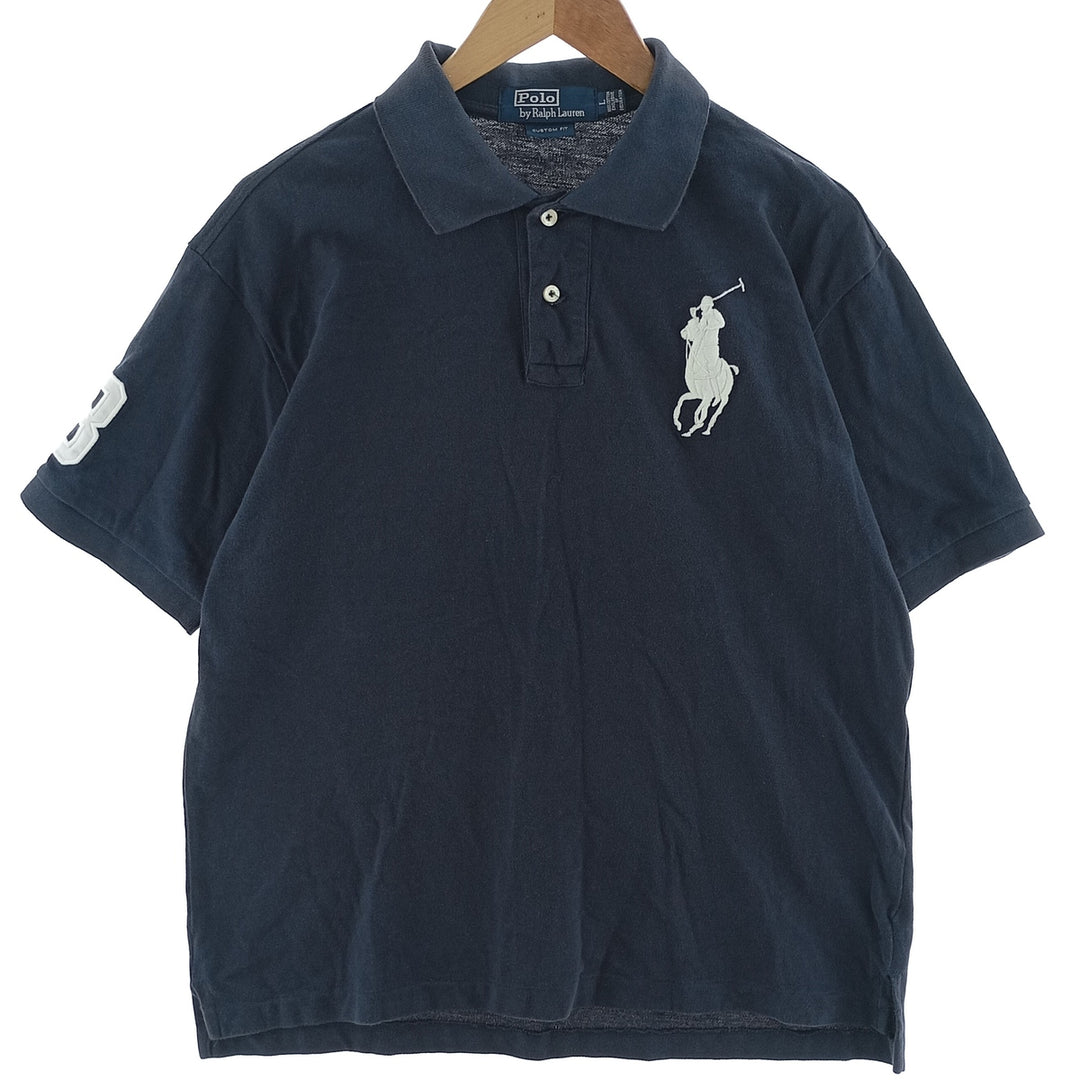 Ralph Lauren POLO by Ralph Lauren COSTOM FIT Big Pony Short Sleeve Polo Shirt Men's L /eaa400413