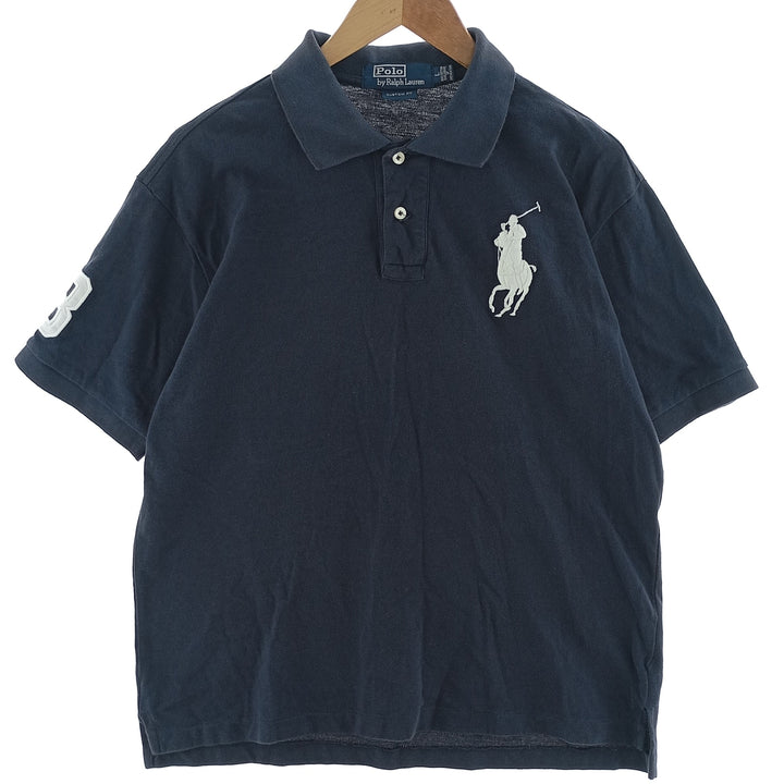 Ralph Lauren POLO by Ralph Lauren COSTOM FIT Big Pony Short Sleeve Polo Shirt Men's L /eaa400413