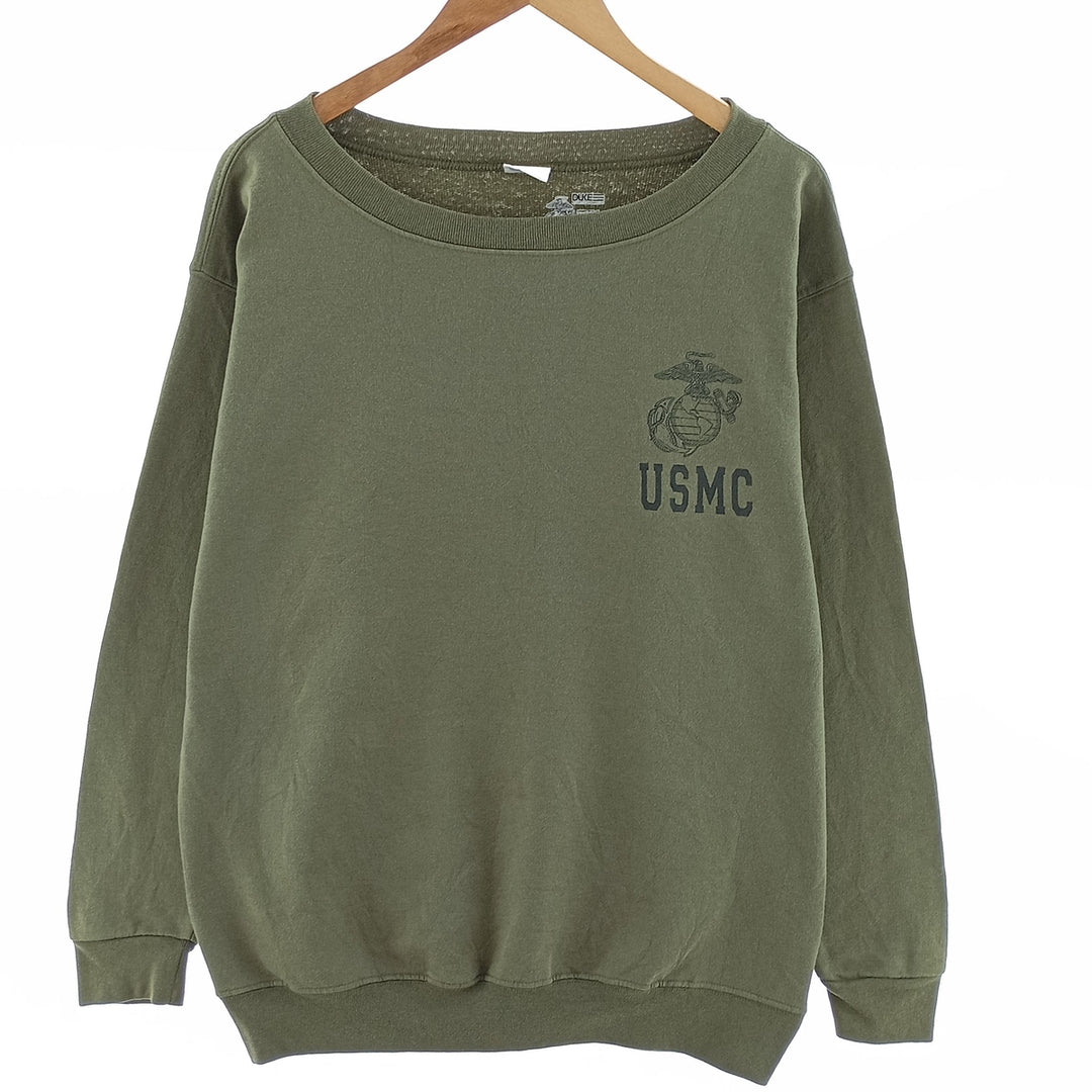 DUKE ATHLETIC PRODUCTS USMC US Marine Corps Printed Sweatshirt Trainer Men's L /eaa400433