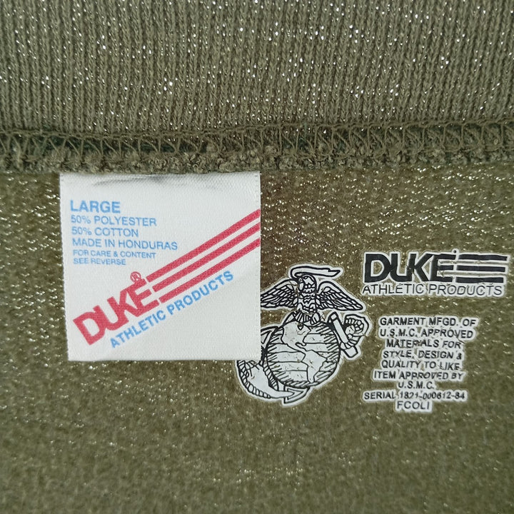DUKE ATHLETIC PRODUCTS USMC US Marine Corps Printed Sweatshirt Trainer Men's L /eaa400433