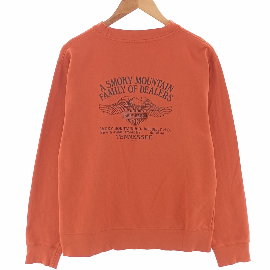 00s~ Harley-Davidson Advertising Sweatshirt Trainer Men's L size / eaa400443