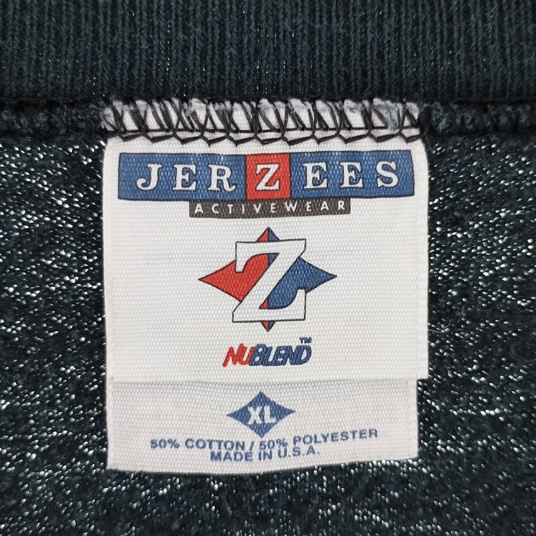 90'S Jerzees Plain Blank Sweatshirt Trainer Made in USA Men's XL Vintage /eaa400450