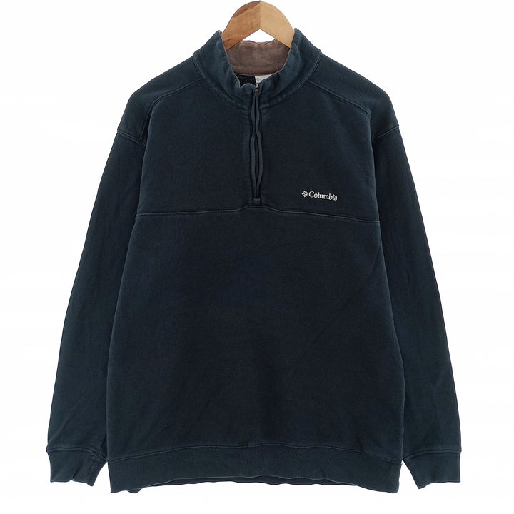 Columbia Half Zip Sweatshirt, Trainer, Men's, L /eaa400452