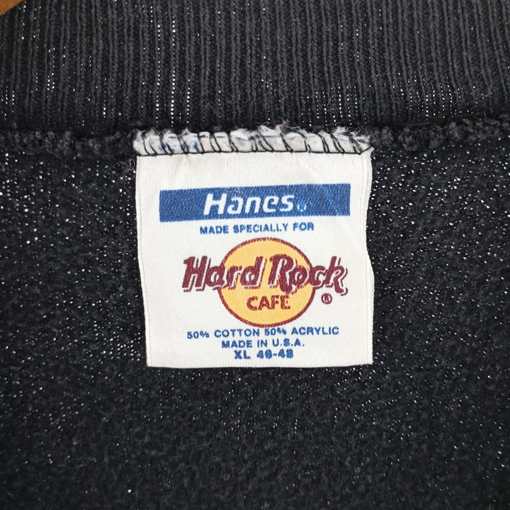 90'S Hanes Hard Rock Cafe Advertising Sweatshirt Trainer Made in USA Men's XL Vintage /eaa400453