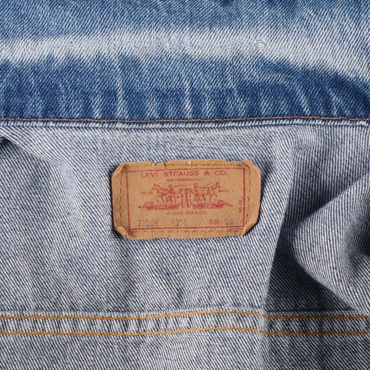 ~80'S Levi's denim jacket, denim jacket, made in USA, men's size L, vintage /eaa400496