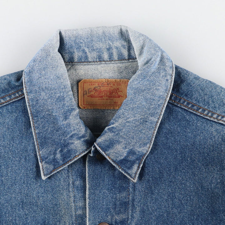 90'S Levi's 70506-0216 Badged Denim Jacket, Made in USA, Men's M, Vintage /eaa400499