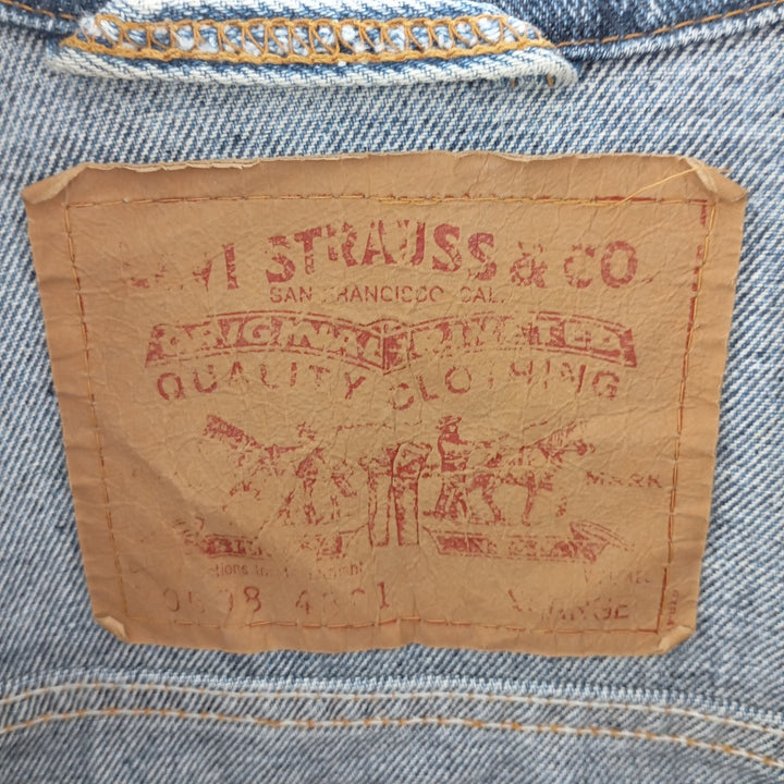 90'S Levi's 70598-4891 Oversized Patch Denim Jacket, Made in USA, Men's XL, Vintage /eaa400520