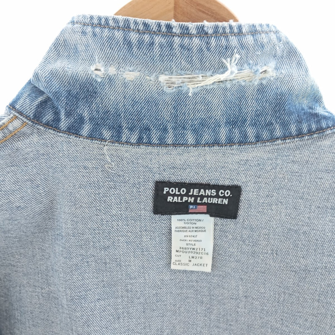 00'S Ralph Lauren POLO JEANS COMPANY denim jacket men's M size / eaa400521