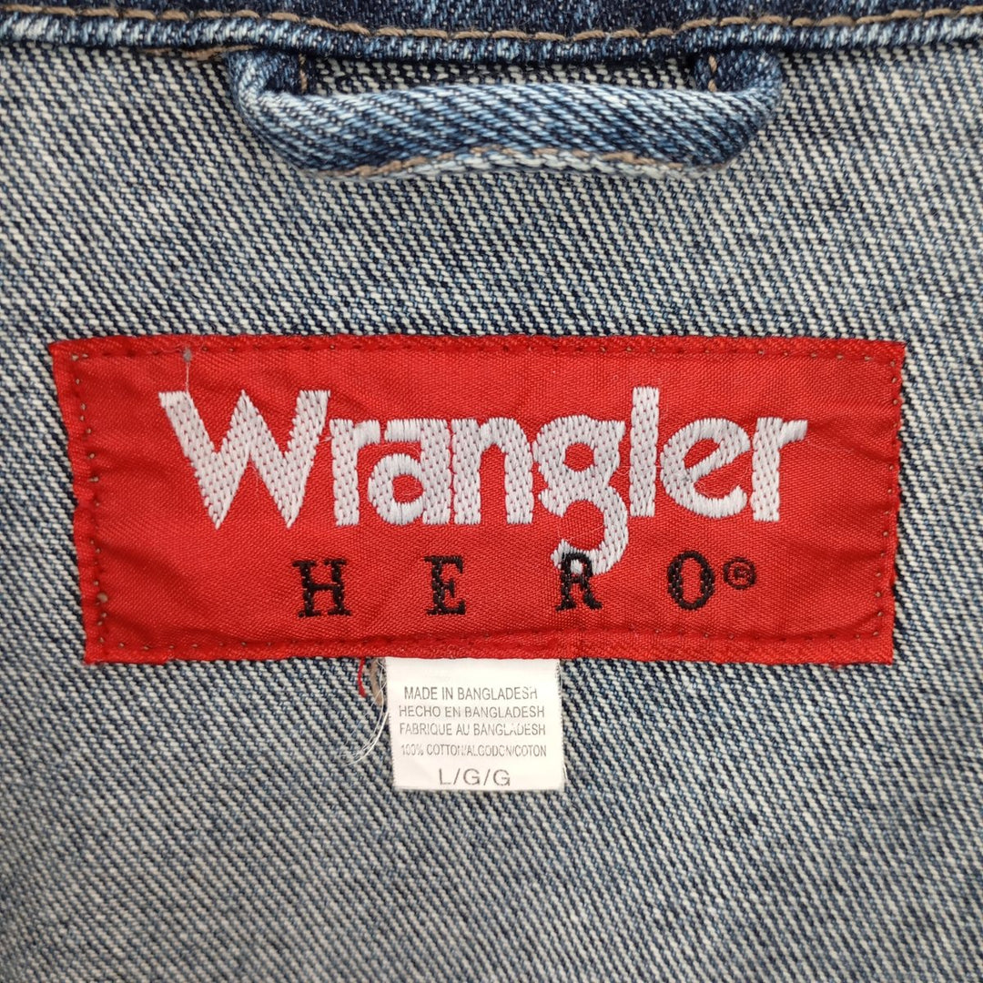 Wrangler HERO Denim Jacket, G-Jean, Men's L /eaa400545