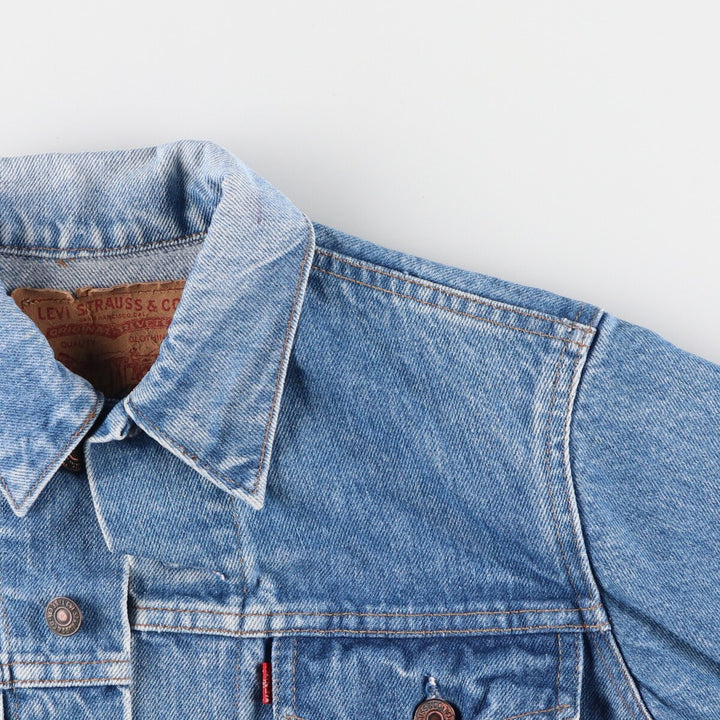 90'S Levi's Denim Jacket, Women's Size Medium, Vintage unclear blue type Vintage Second Hand