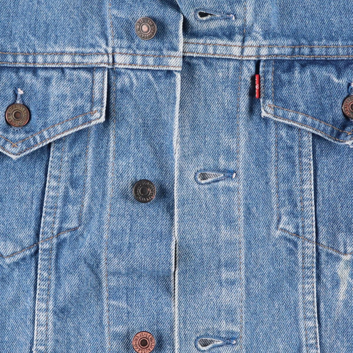 90'S Levi's Denim Jacket, Women's Size Medium, Vintage unclear blue type Vintage Second Hand