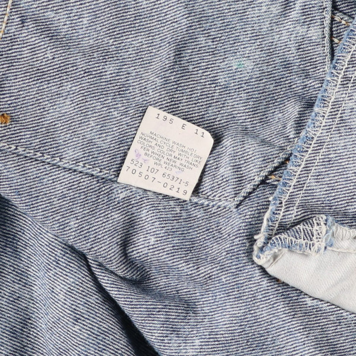 90'S Levi's 70507-0219 Chemical Wash Denim Jacket, Jean Jacket, Made in USA, Men's L, Vintage /eaa400555