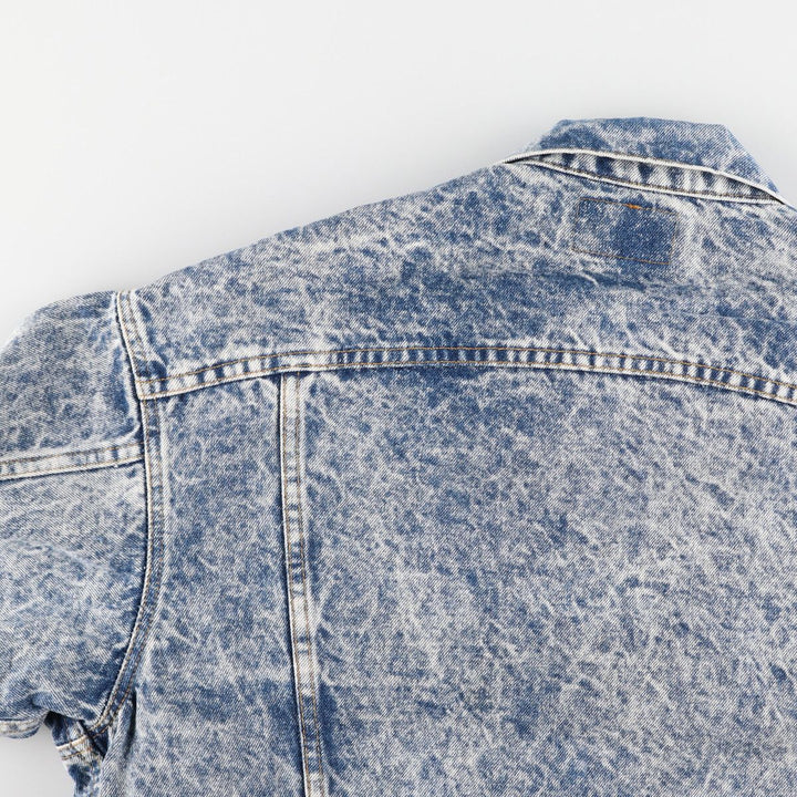 90'S Levi's 70507-0219 Chemical Wash Denim Jacket, Jean Jacket, Made in USA, Men's L, Vintage /eaa400555