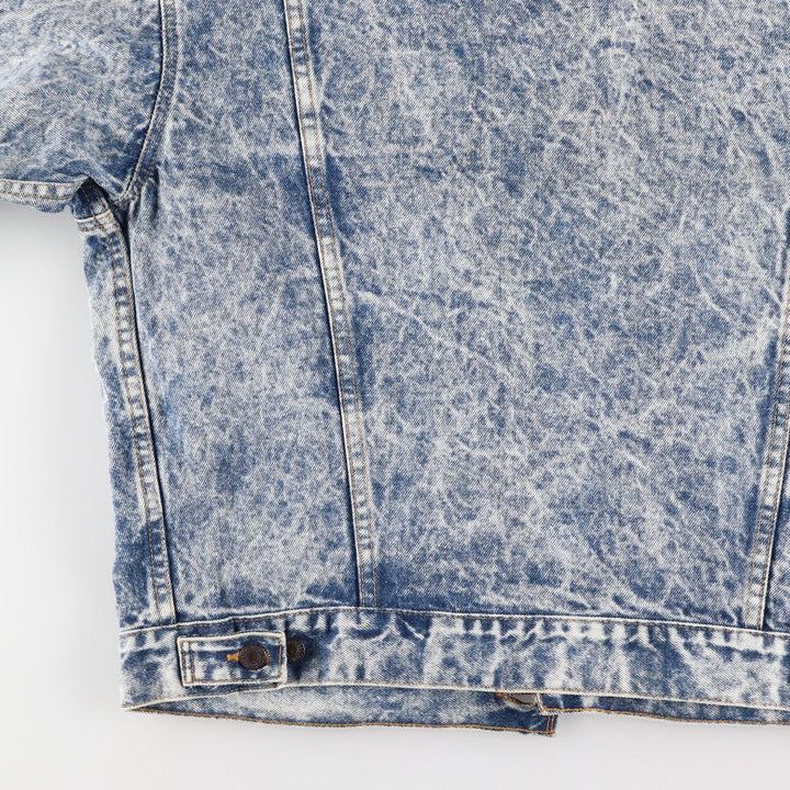 90'S Levi's 70507-0219 Chemical Wash Denim Jacket, Jean Jacket, Made in USA, Men's L, Vintage /eaa400555