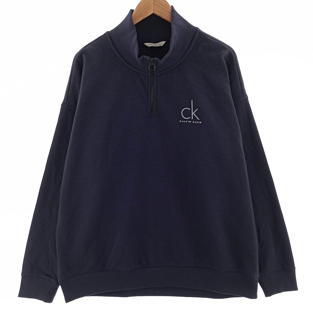 Calvin klein JEANS Half-Zip Sweatshirt Trainer Men's XL /eaa400557