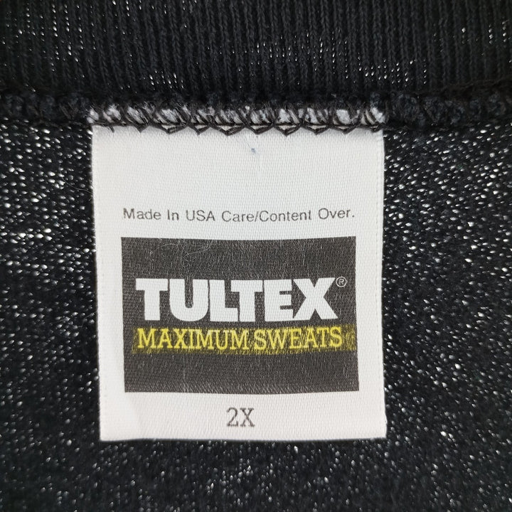 90'S TULTEX plain blank sweatshirt, made in USA, men's XXL, vintage /eaa400569