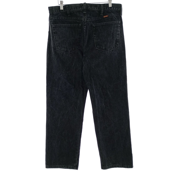 RUSTLER Black Denim Tapered Denim Pants Men's w34 /eaa400577