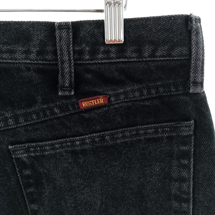 RUSTLER Black Denim Tapered Denim Pants Men's w34 /eaa400577