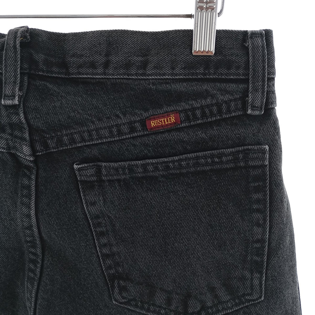 RUSTLER Black Denim Tapered Denim Pants Men's W30 / eaa400578