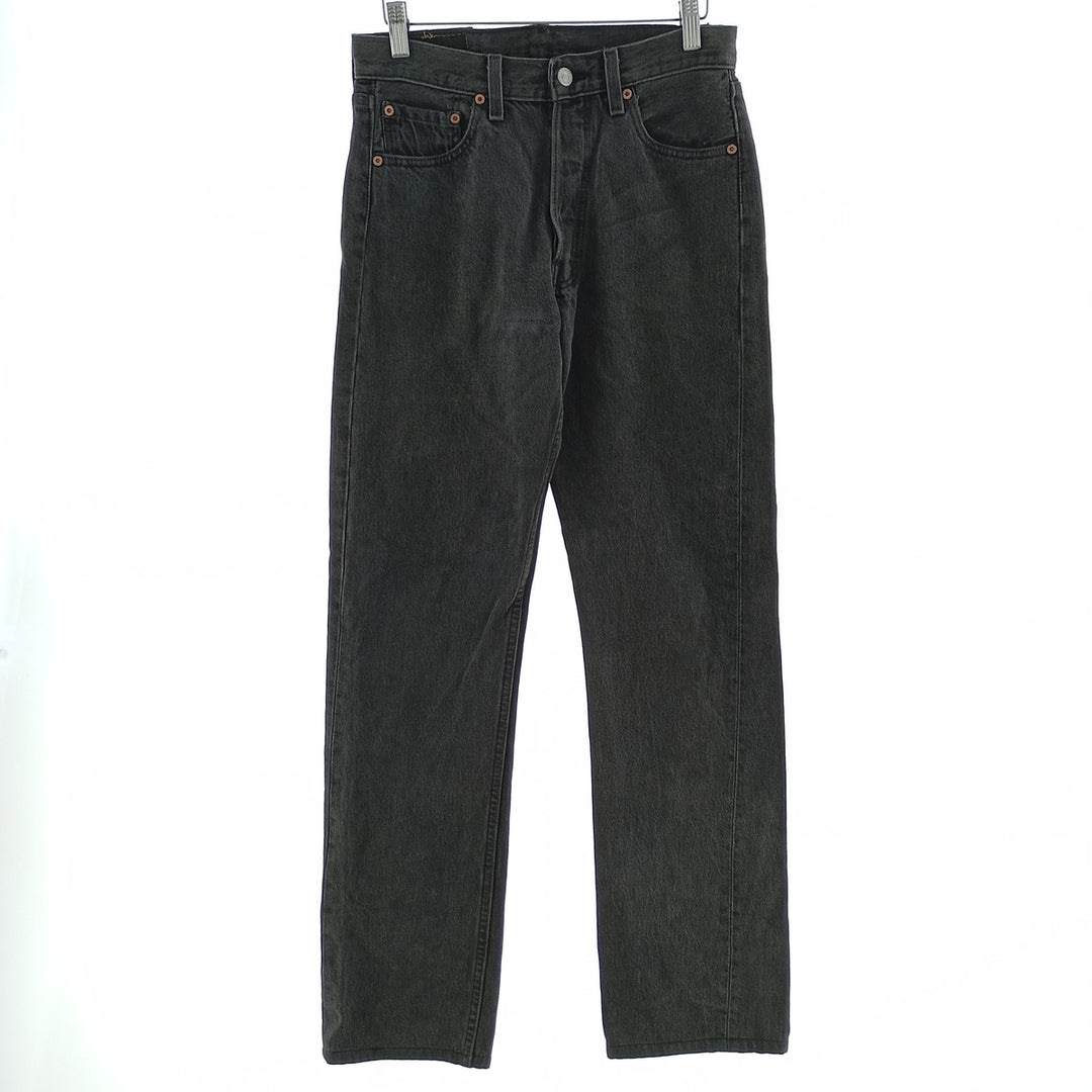 90'S Levi's 501-6061 Black Denim Straight Denim Pants Made in USA Men's W30 Vintage /eaa400582