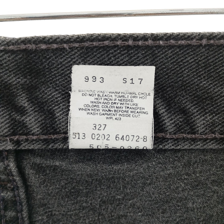 00'S Levi's 505 Black Denim Tapered Denim Pants Made in USA Men's W31 Vintage / eaa400586