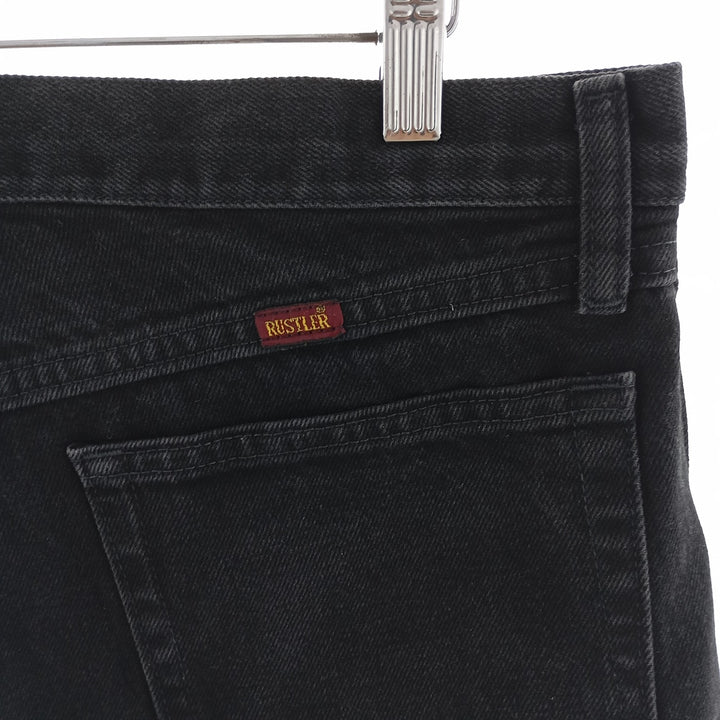 RUSTLER Black Denim Tapered Denim Pants Men's w33 /eaa400593