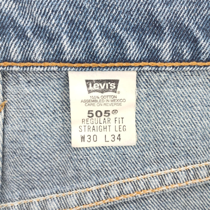 90'S Levi's 505 REGULAR FIT STRAIGHT LEG tapered denim pants for men, W31 equivalent, vintage / eaa400621