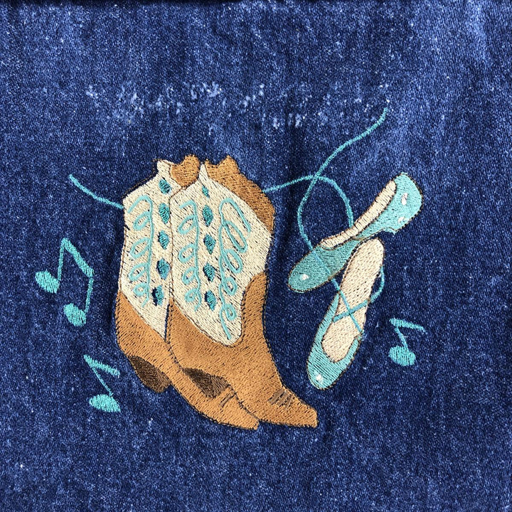 90'S Wrangler denim vest, men's size L, vintage unclear blue type Vintage Second Hand