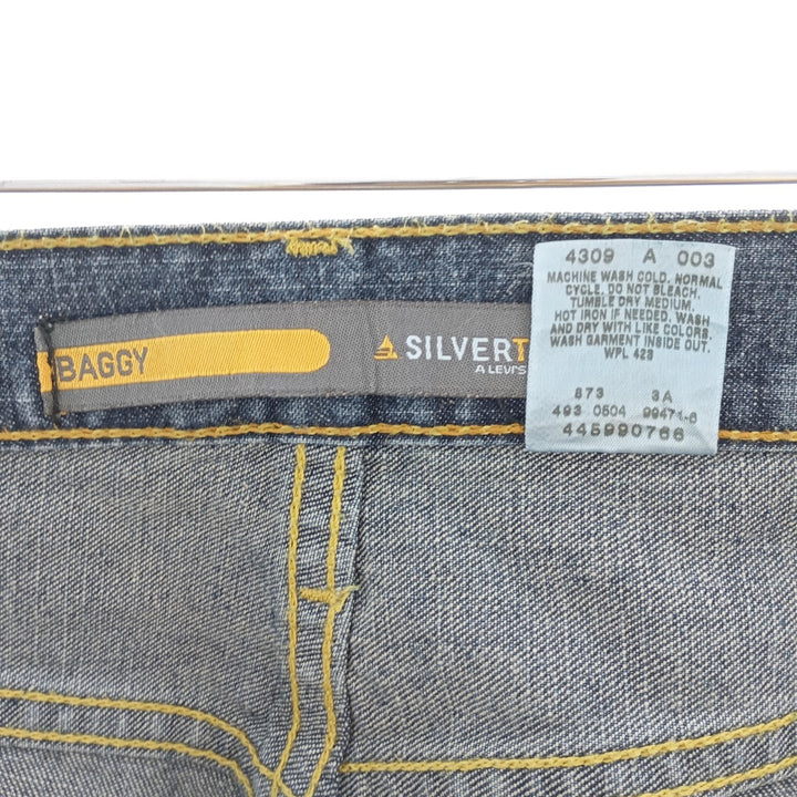 00'S Levi's SILVER TAB BAGGY tapered denim pants for men, size w40 / eaa400654