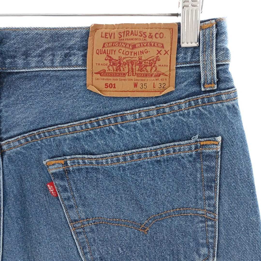 90'S Levi's 501 Straight Denim Pants Made in USA Men's W34 Vintage / eaa400670