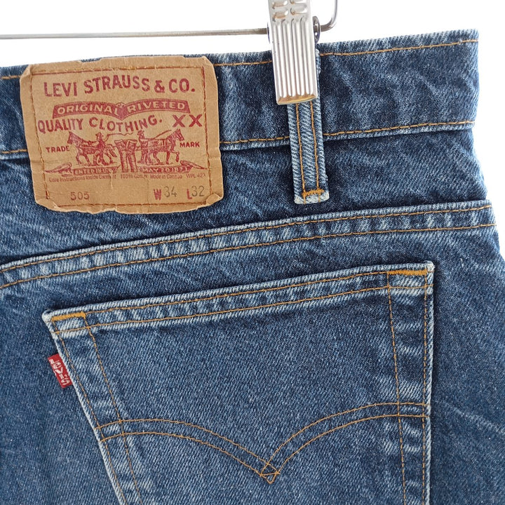 90s~00'S Levi's 505-0216 Tapered Denim Pants Made in Canada Men's W34 equivalent / eaa400691