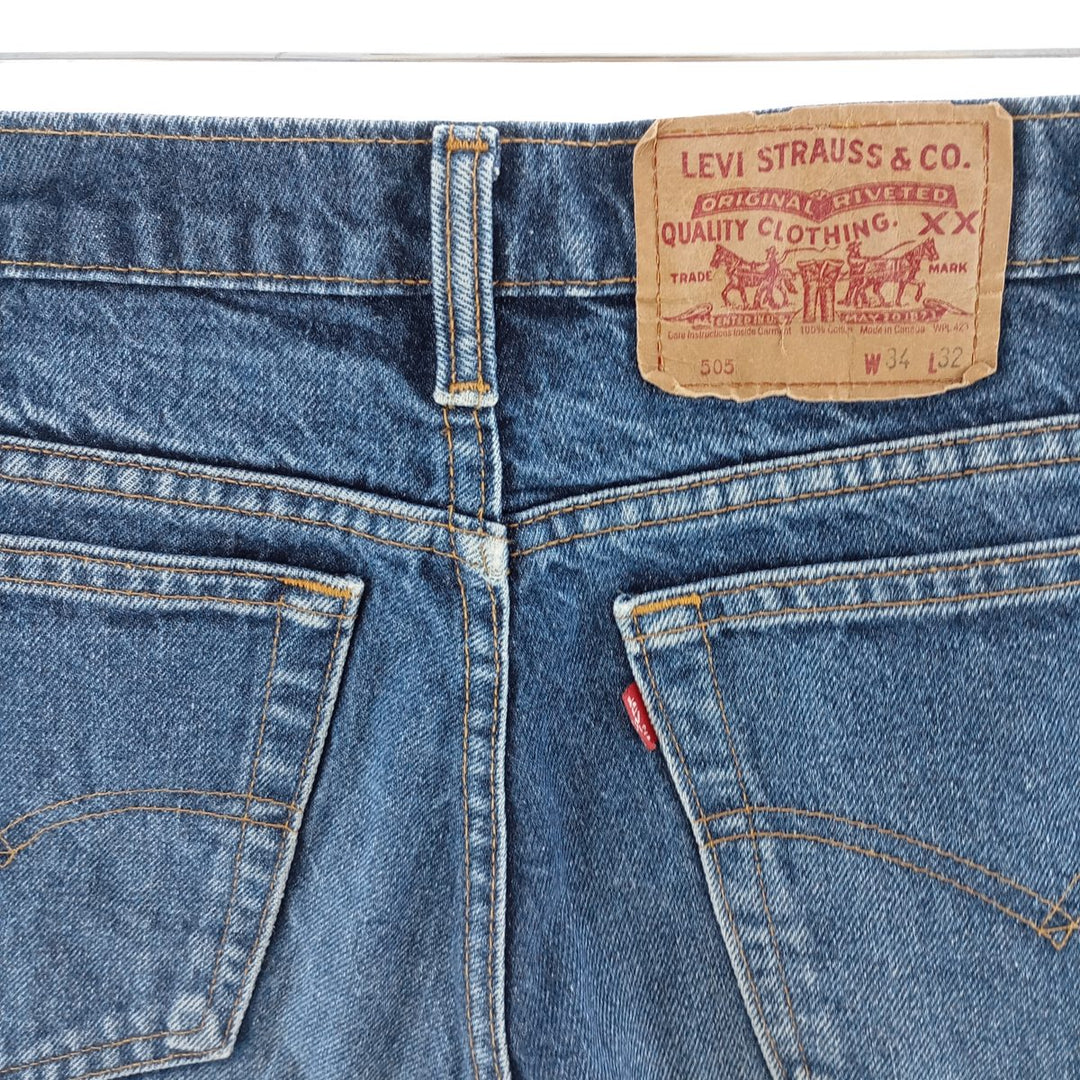 90s~00'S Levi's 505-0216 Tapered Denim Pants Made in Canada Men's W34 equivalent / eaa400691