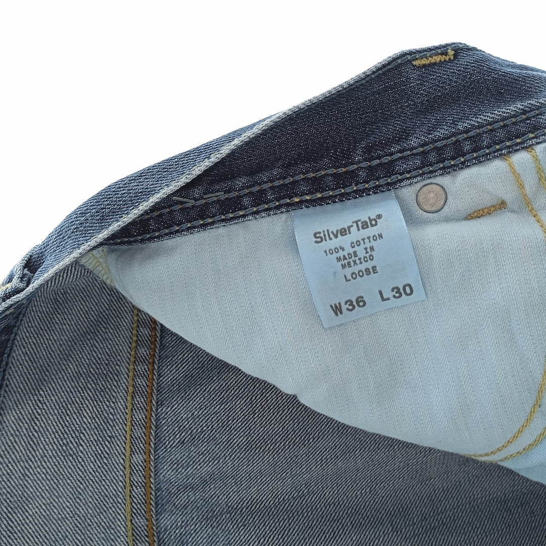 00'S Levi's SILVER TAB LOOSE tapered denim pants for men, W37 equivalent, vintage / eaa400713