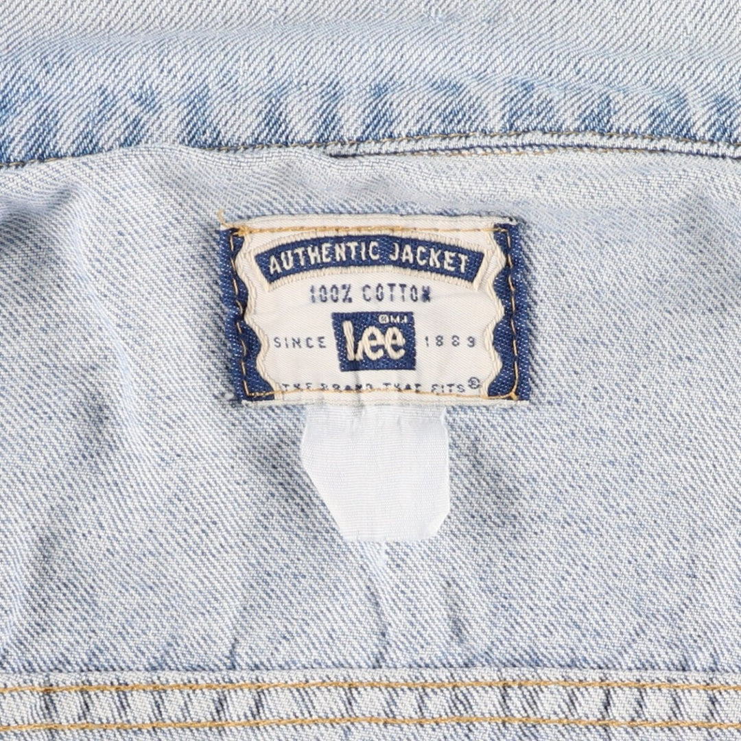 90'S Lee denim jacket, G-jacket, men's XL size, vintage /eaa400736