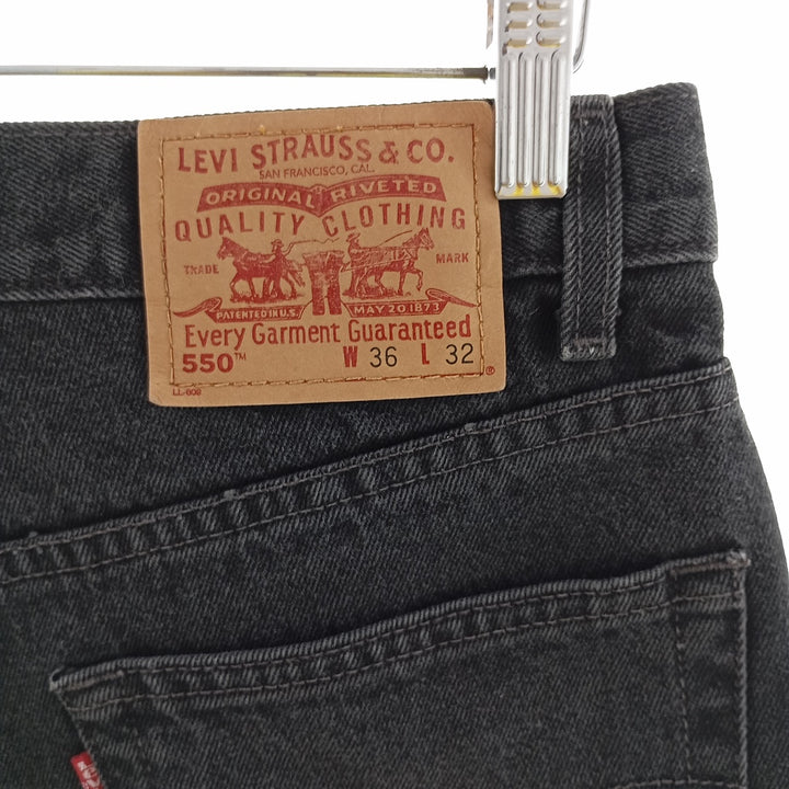 90'S Levi's 550 Relaxed Fit Tapered Denim Pants Men's W35 Vintage / eaa400758