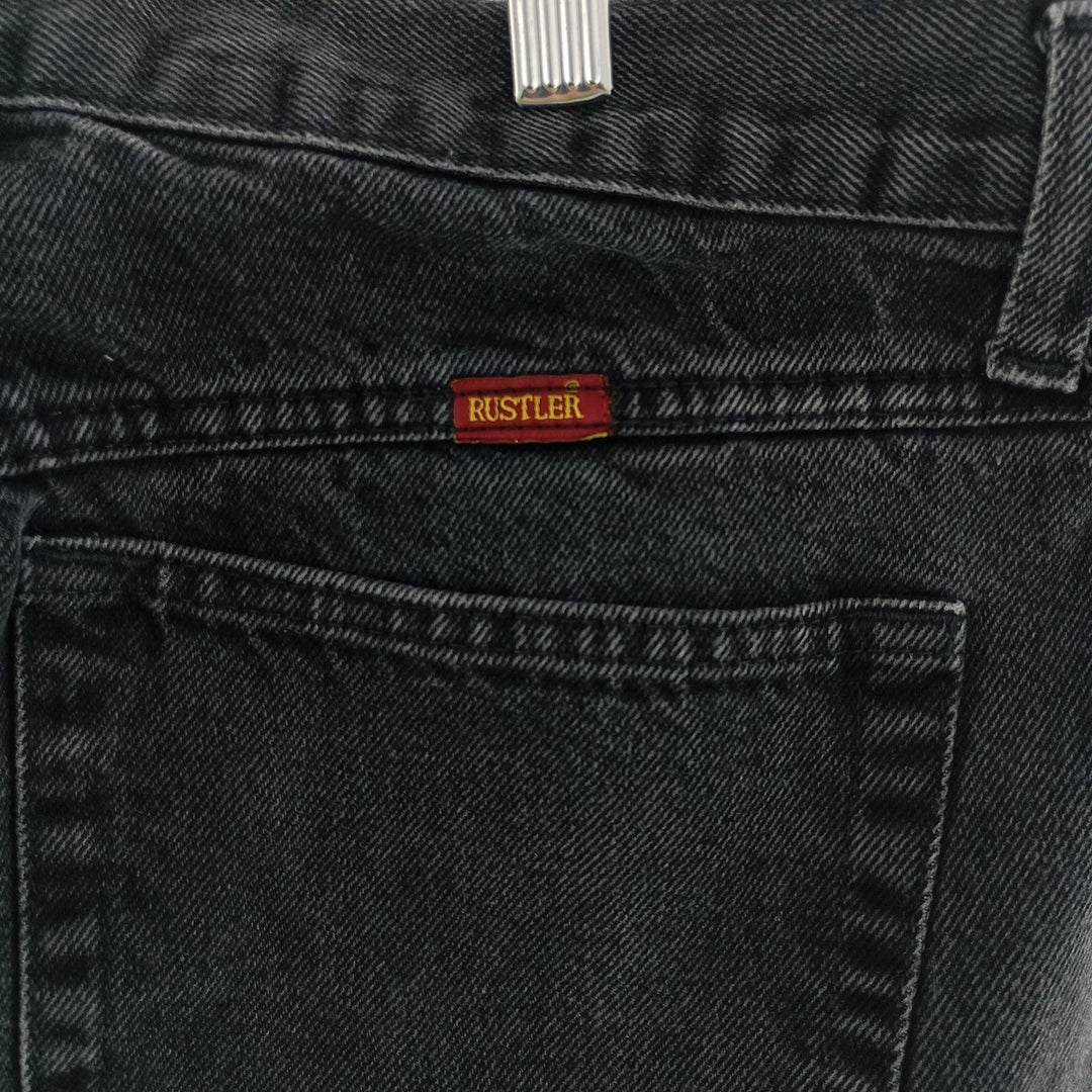 RUSTLER Black Denim Straight Denim Pants Men's W32 equivalent / eaa400765